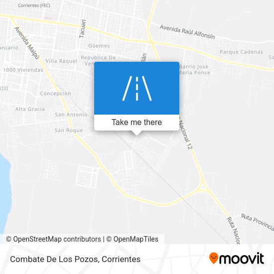 Mapa de Combate De Los Pozos