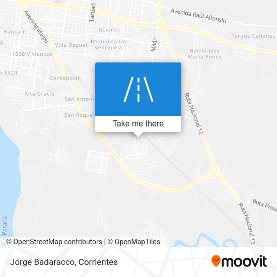 Mapa de Jorge Badaracco