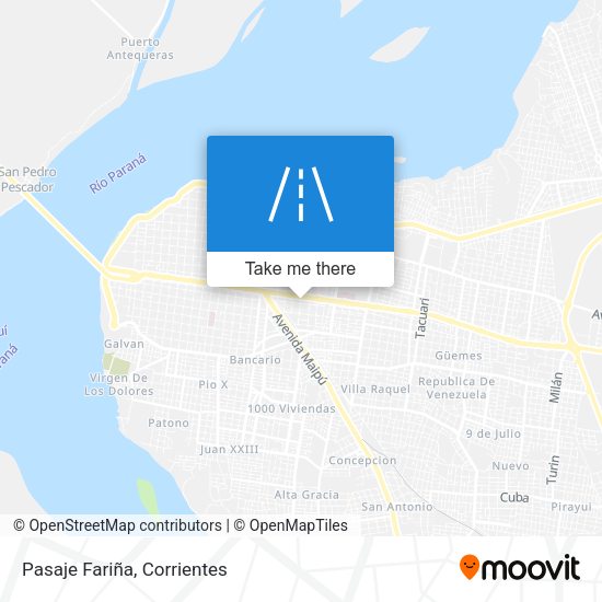 Pasaje Fariña map