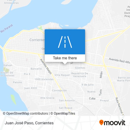 Mapa de Juan José Paso