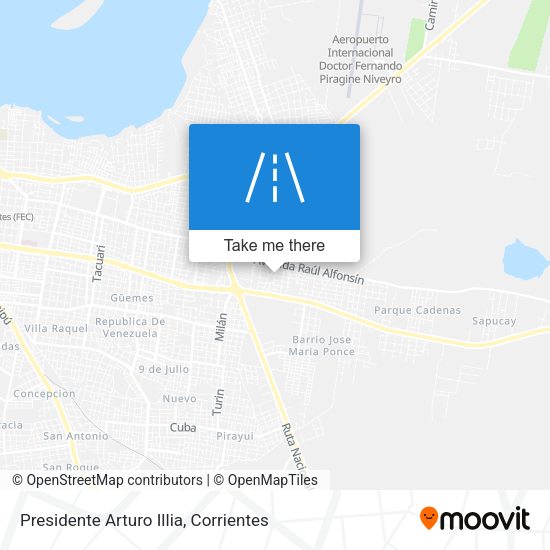 Presidente Arturo Illia map