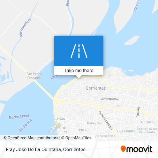 Mapa de Fray José De La Quintana