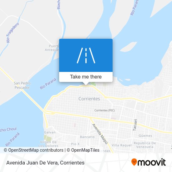 Mapa de Avenida Juan De Vera