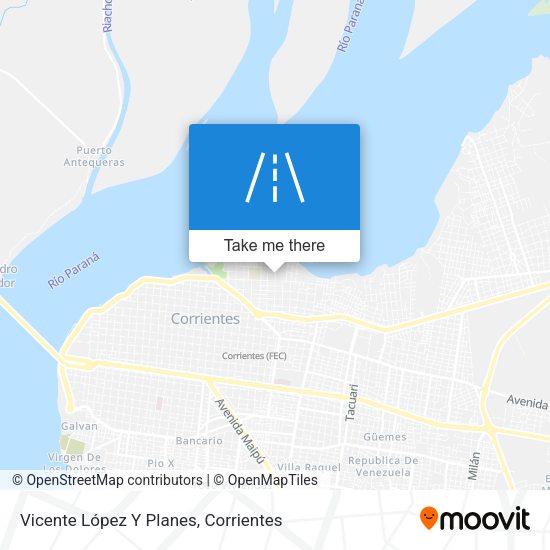 Vicente López Y Planes map