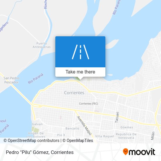 Pedro "Pilu" Gómez map