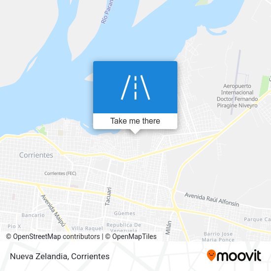 Mapa de Nueva Zelandia