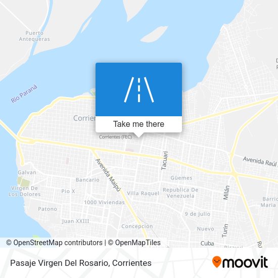 Pasaje Virgen Del Rosario map
