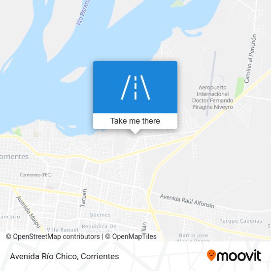 Avenida Río Chico map