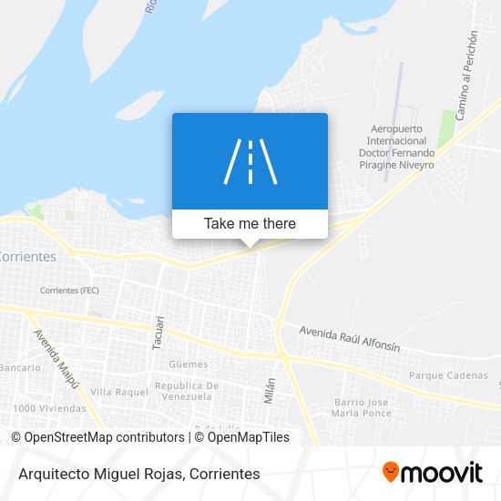 Arquitecto Miguel Rojas map