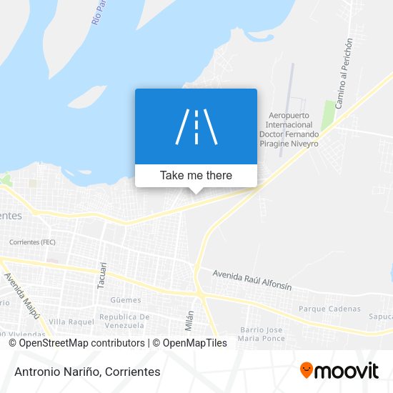 Antronio Nariño map