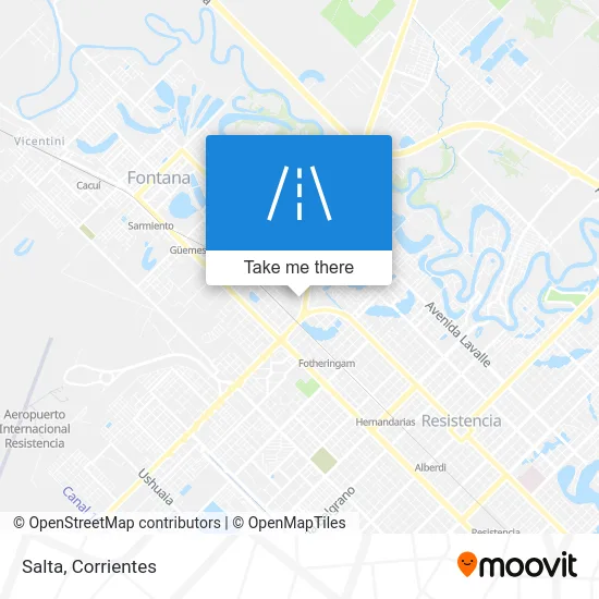 Salta map