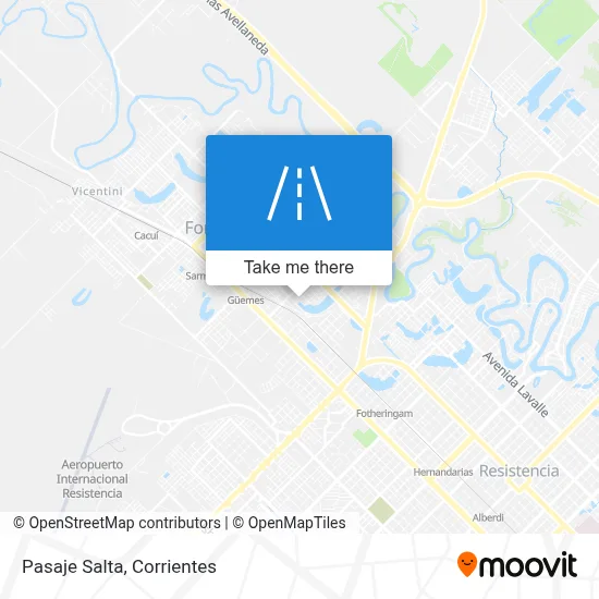 Pasaje Salta map
