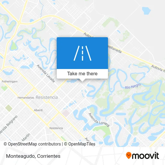 Monteagudo map