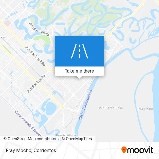 Fray Mocho map