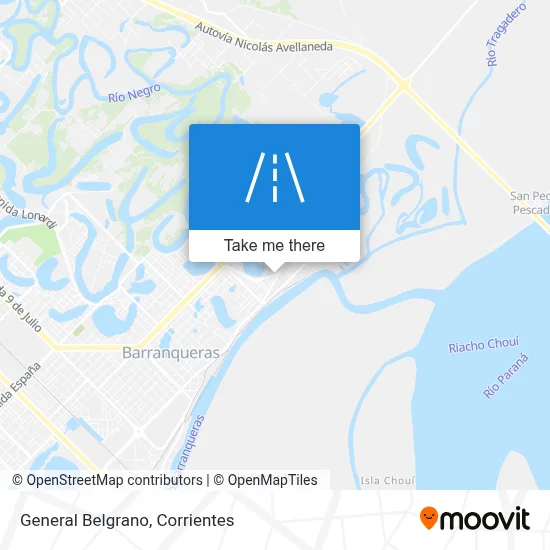 General Belgrano map