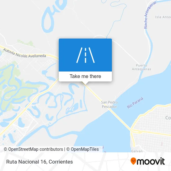 Ruta Nacional 16 map
