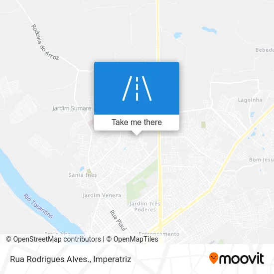 Rua Rodrigues Alves. map