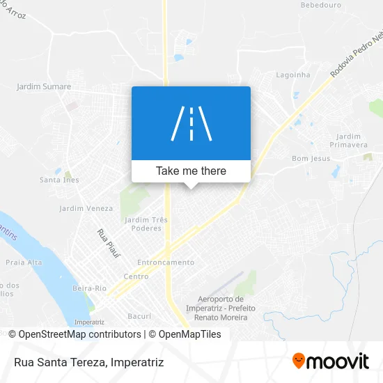Rua Santa Tereza map