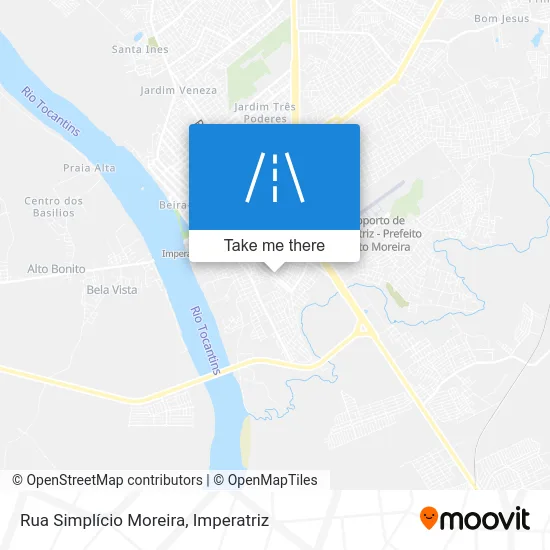 Rua Simplício Moreira map