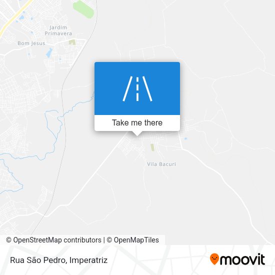 Rua São Pedro map