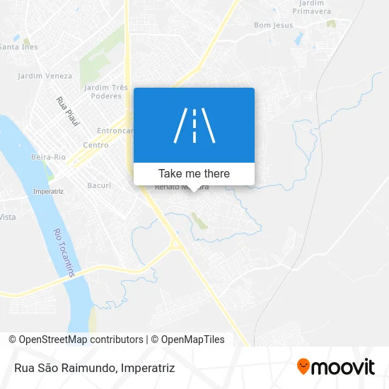 Rua São Raimundo map