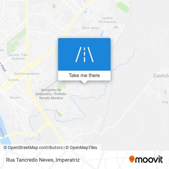 Mapa Rua Tancredo Neves