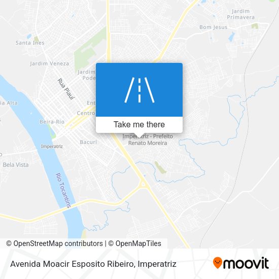 Avenida Moacir Esposito Ribeiro map