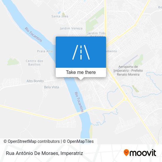 Rua Antônio De Moraes map
