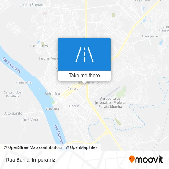 Rua Bahia map