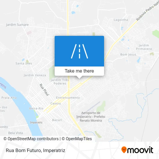 Rua Bom Futuro map