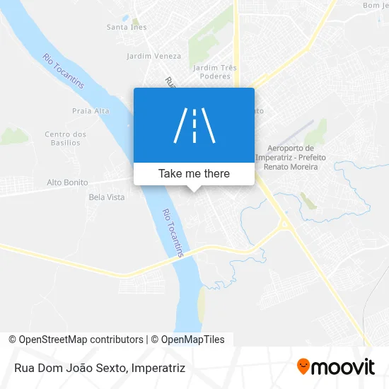 Rua Dom João Sexto map