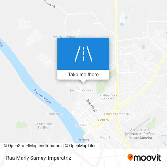 Rua Marly Sarney map