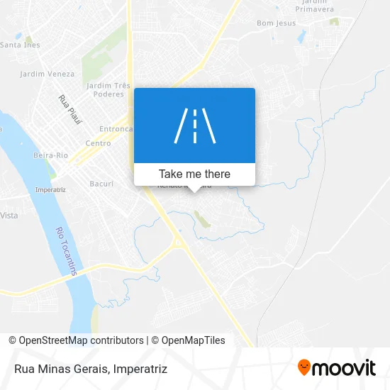 Rua Minas Gerais map