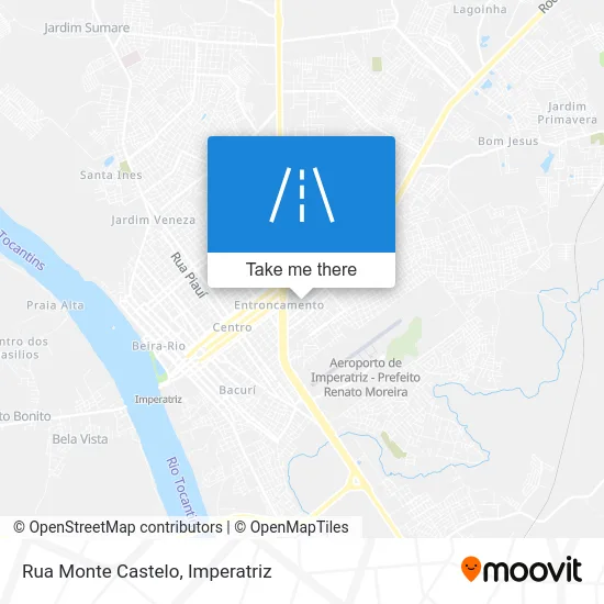 Rua Monte Castelo map