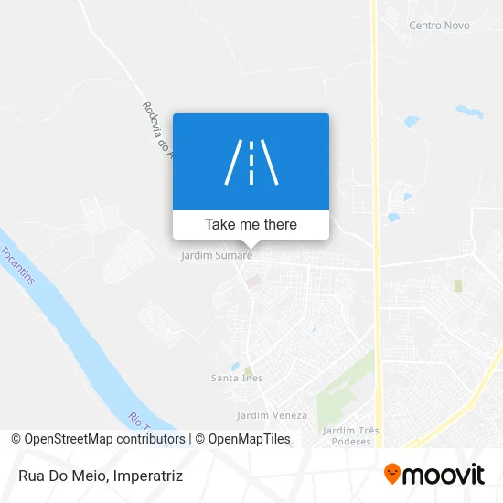 Rua Do Meio map
