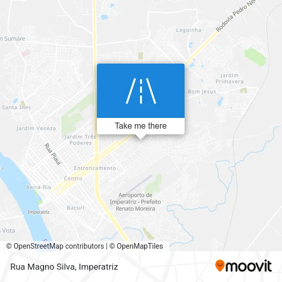 Rua Magno Silva map