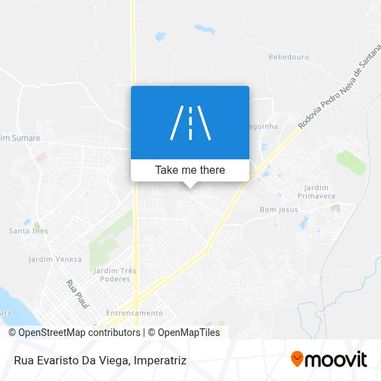 Rua Evaristo Da Viega map