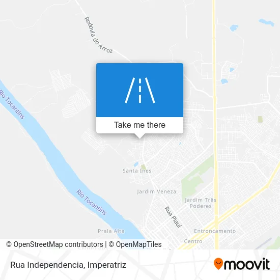 Rua Independencia map
