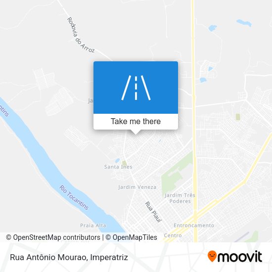Rua Antônio Mourao map