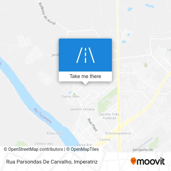Rua Parsondas De Carvalho map