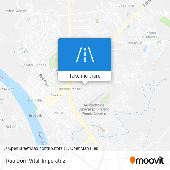 Rua Dom Vital map