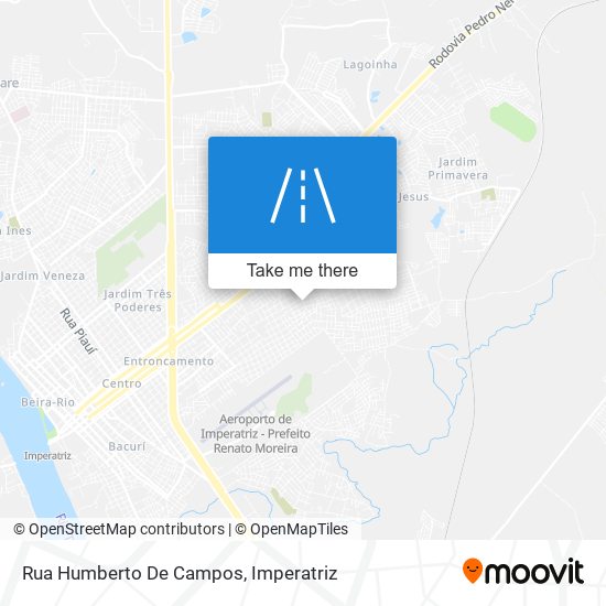 Mapa Rua Humberto De Campos