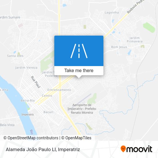 Alameda João Paulo Ll map