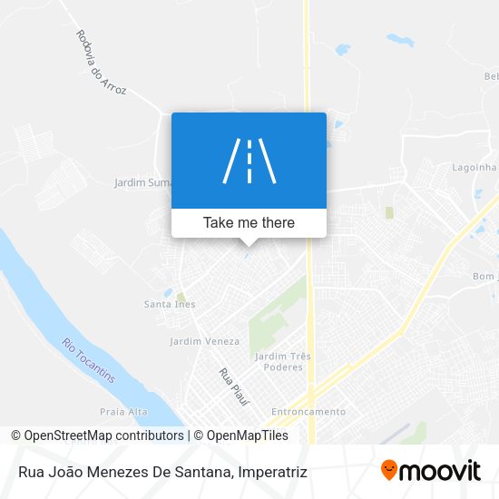 Rua João Menezes De Santana map