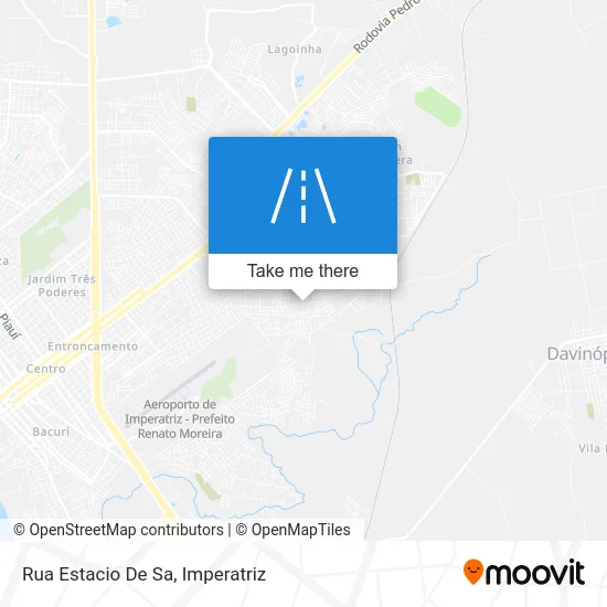Rua Estacio De Sa map