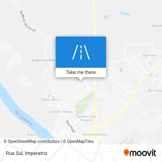 Rua Sul map