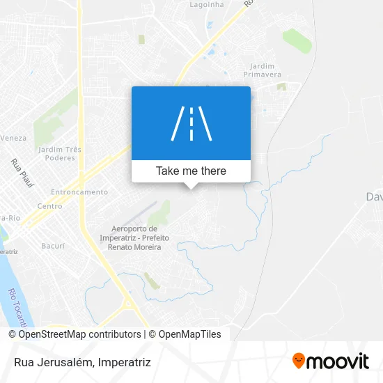 Rua Jerusalém map