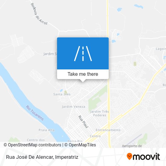 Rua José De Alencar map