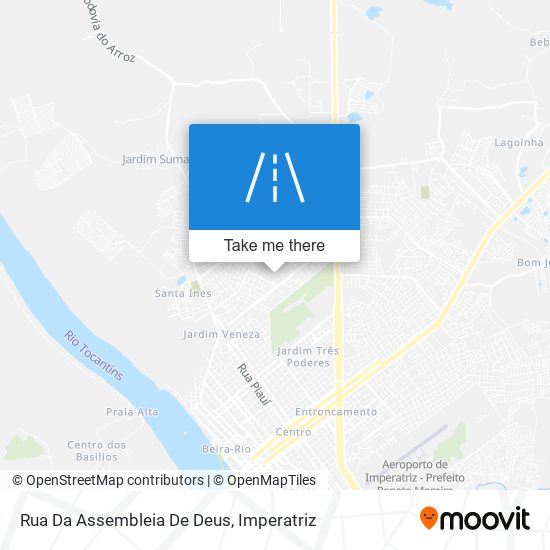 Rua Da Assembleia De Deus map