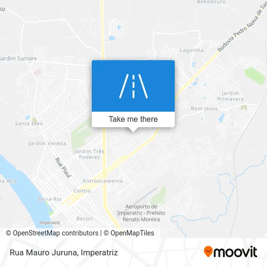 Rua Mauro Juruna map